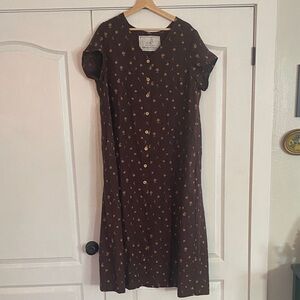 Not perfect linen maxi dress